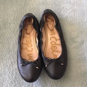 Black Sam Edelman ballet flats worn once